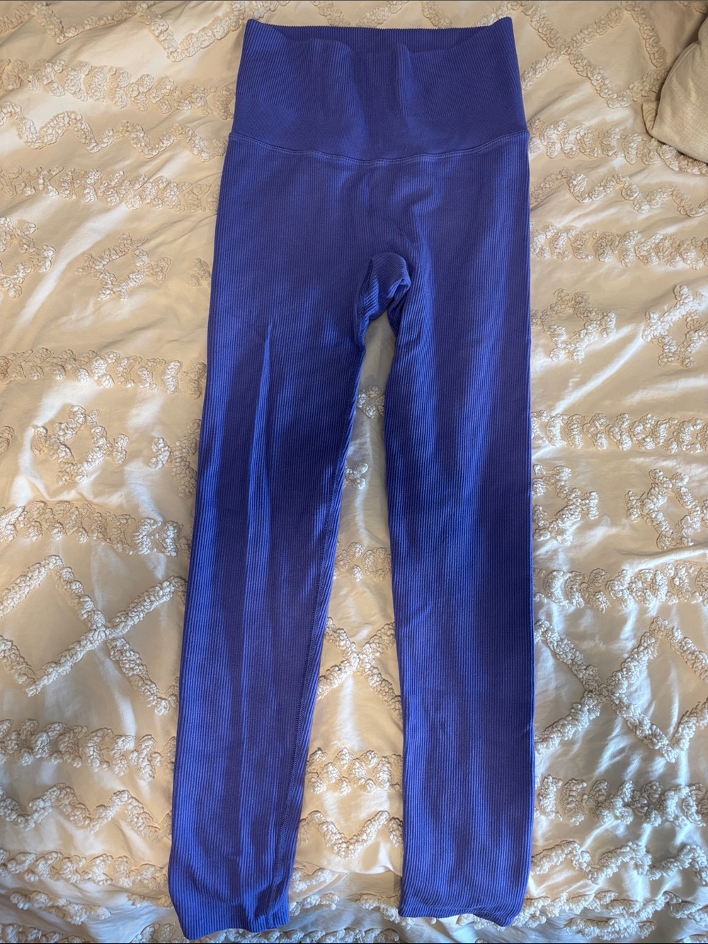 all in motion Royal Blue Ribbed High-Waist Kids Leggings